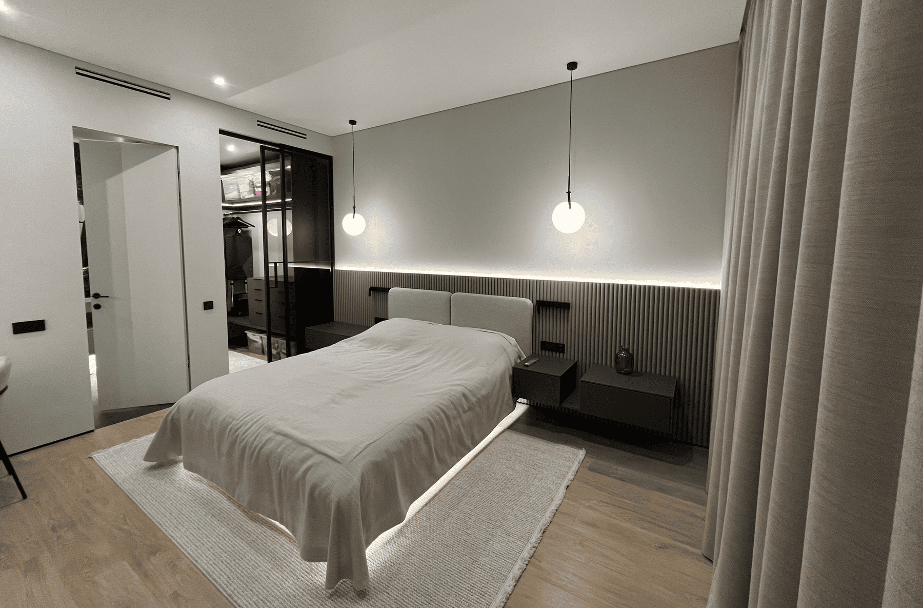 Автоматизация освещения в спальне