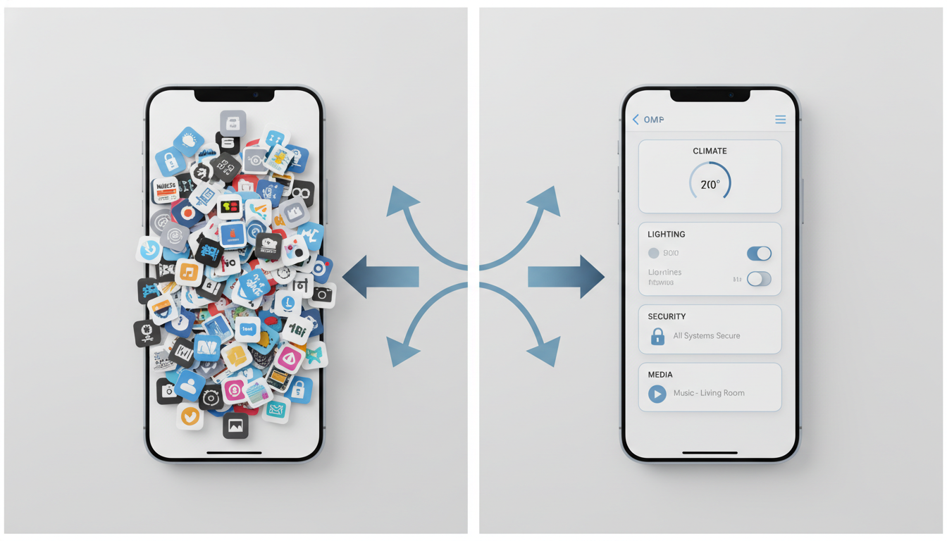 Интеграция умного дома в одном приложении
