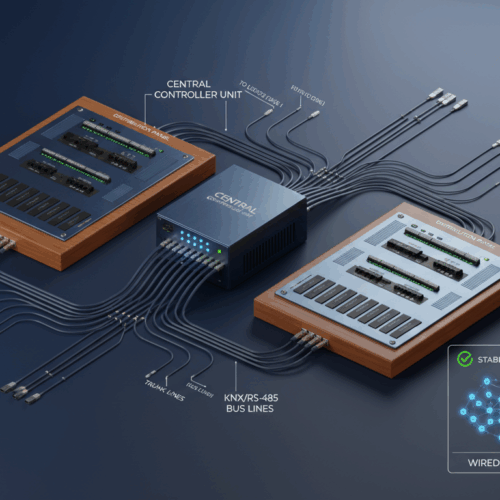 Схема проводной умный дом