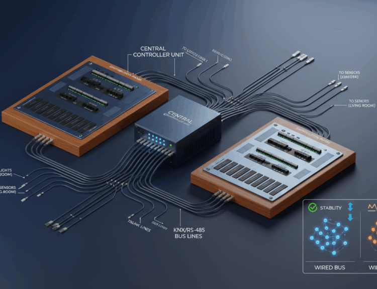 Схема проводной умный дом