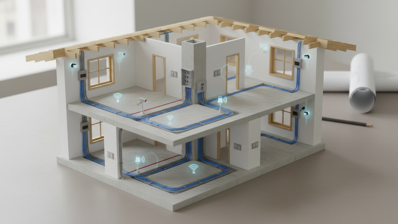 Проводной или беспроводной умный дом схема