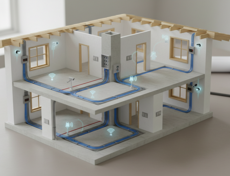 Проводной или беспроводной умный дом схема